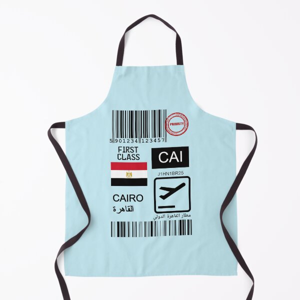 Item preview, Cairo International Airport luggage tag / ticket designed and sold by Travellerz.