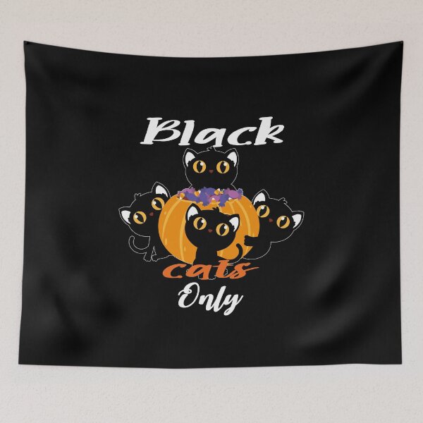 Item preview, BLACK CATS ONLY ,Cute Black Cat GIFT FOR WIFE MOTHER-HALLOWEEN ILLUSTRATION designed and sold by justbejoker.