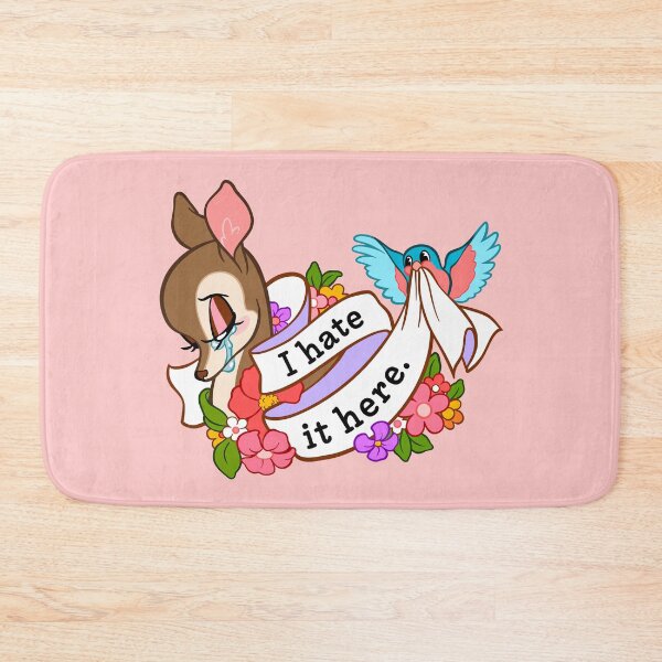 Item preview, I Hate it Here ~ Retro Crying Deer designed and sold by ctkrstudio.