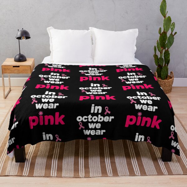 Item preview,  in October we wear pink  support Breast cancer Awareness cute gift for your  daughter, wife, grandma, women, anyone fighting Breast cancer designed and sold by ELPRONTO-DESIGN.
