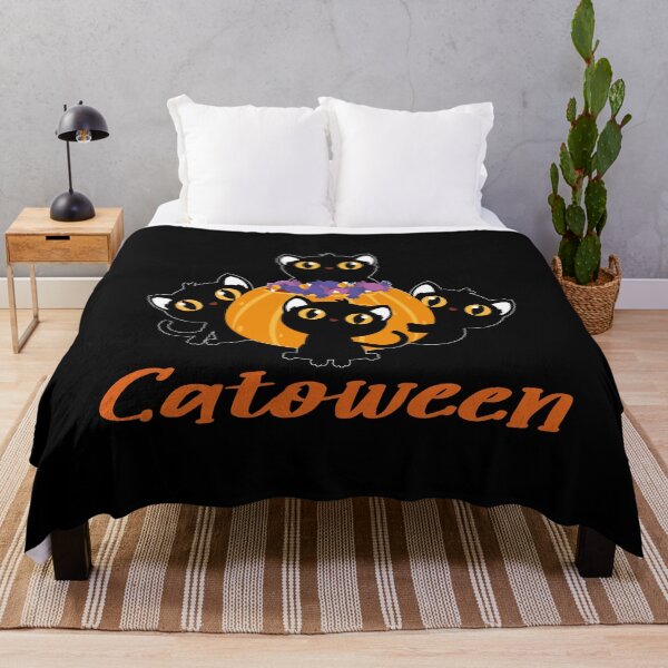 Item preview, CATOWEEN ,Cute Black Cat GIFT FOR WIFE MOTHER-HALLOWEEN ILLUSTRATION designed and sold by justbejoker.