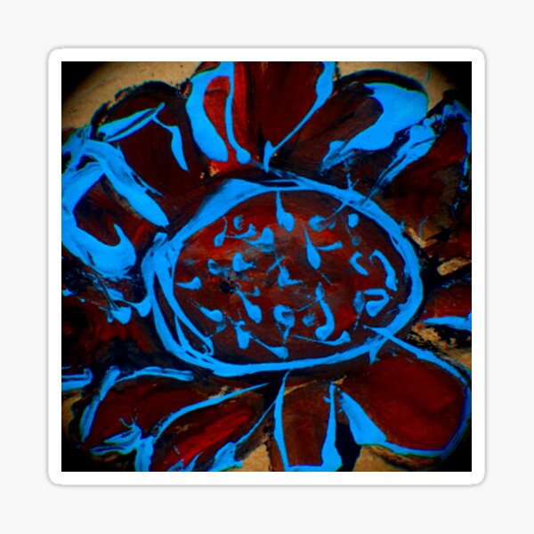 Item preview, The blue flower designed and sold by Tonyasartprints.