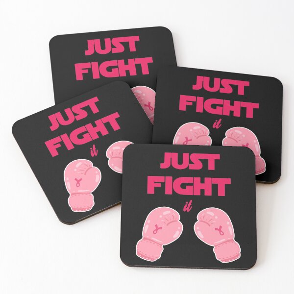 Item preview, just fight it support Breast cancer Awareness cute gift for your  daughter, wife, grandma, women, anyone fighting Breast cancer designed and sold by ELPRONTO-DESIGN.