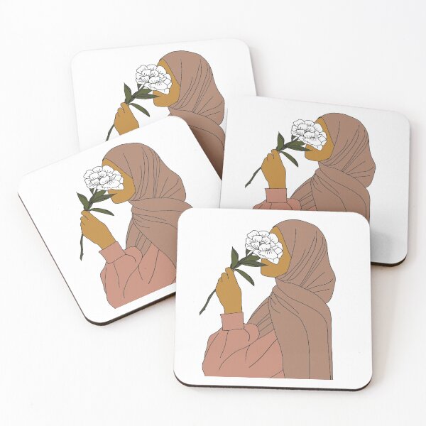 Item preview, Hijabi, tenencia, flor designed and sold by The Hijabi Artist.