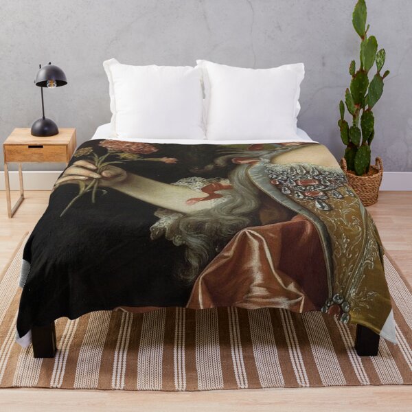 Item preview, Woman With Flowers Renaissance Painting designed and sold by Bellathewilde.
