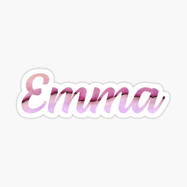 Item preview, Emma name sticker  designed and sold by neliagiurescu.