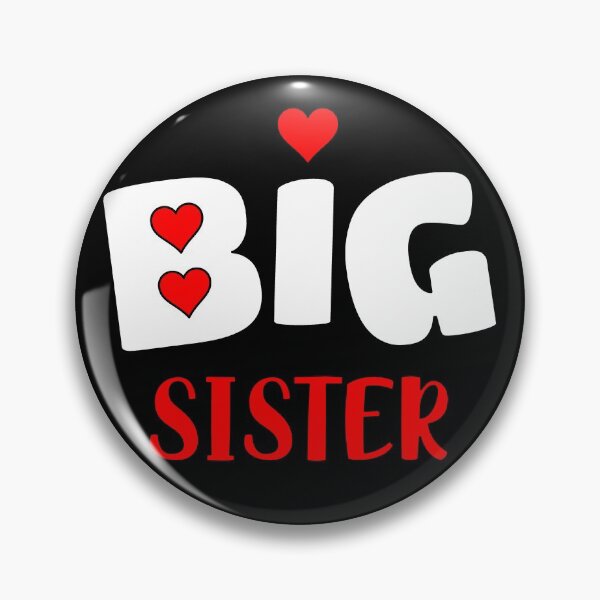 Item preview, Big Sister T Shirt Loveheart designed and sold by thebeardedscot.