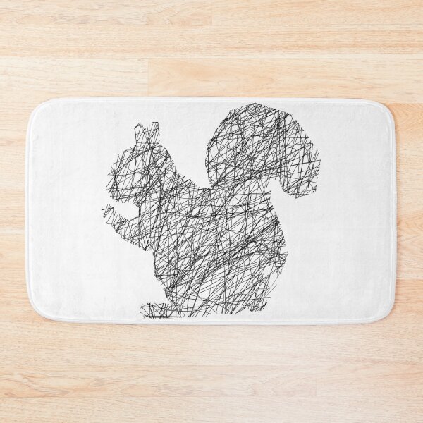 Item preview, Simple Squirrel Shape Art designed and sold by Heaven-Studio.
