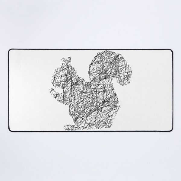 Item preview, Simple Squirrel Shape Art designed and sold by Heaven-Studio.
