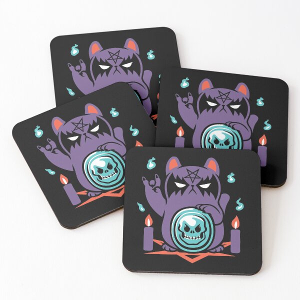 Item preview, Bad Luck Satanic Cat Manekineko by Tobe Fonseca designed and sold by Tobe Fonseca®.