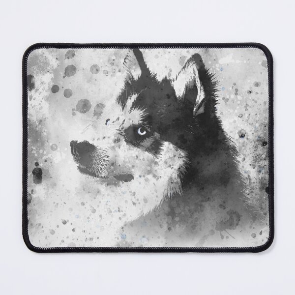 Item preview, Husky watercolor portrait designed and sold by Destroyed-Pixel.