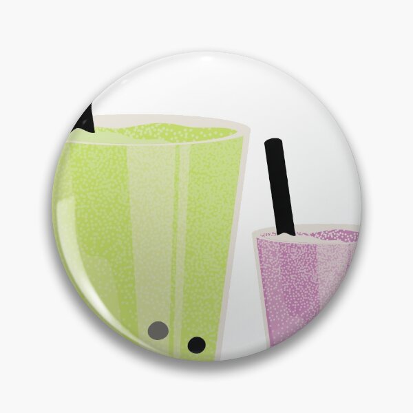 Aperçu de l'œuvre Bubble tea-vert et violet créée et vendue par Cata-mcd.