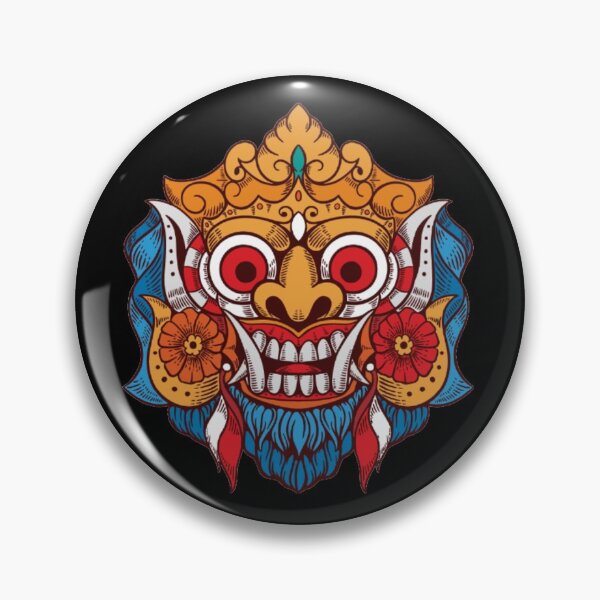 Item preview, Sri Lankan Traditional Mask Devil Halloween Mask designed and sold by 4you-shop.