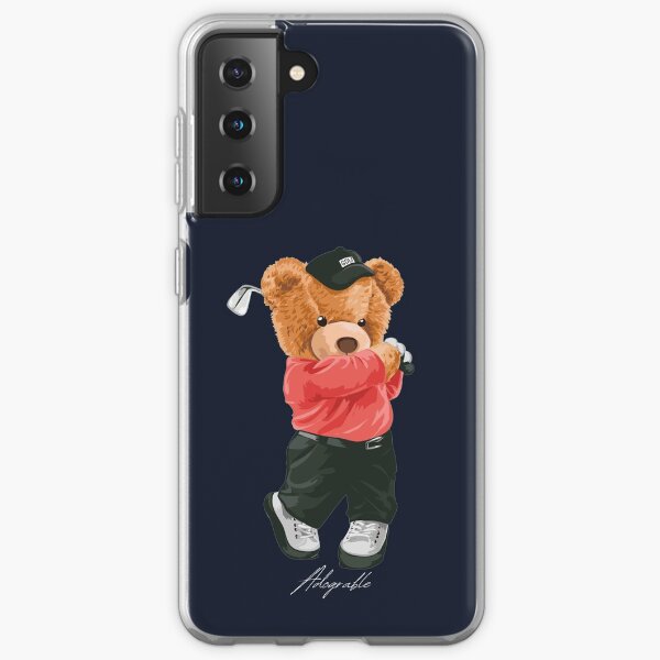 Cute Bear Glofing - Adograble Samsung Galaxy Soft Case