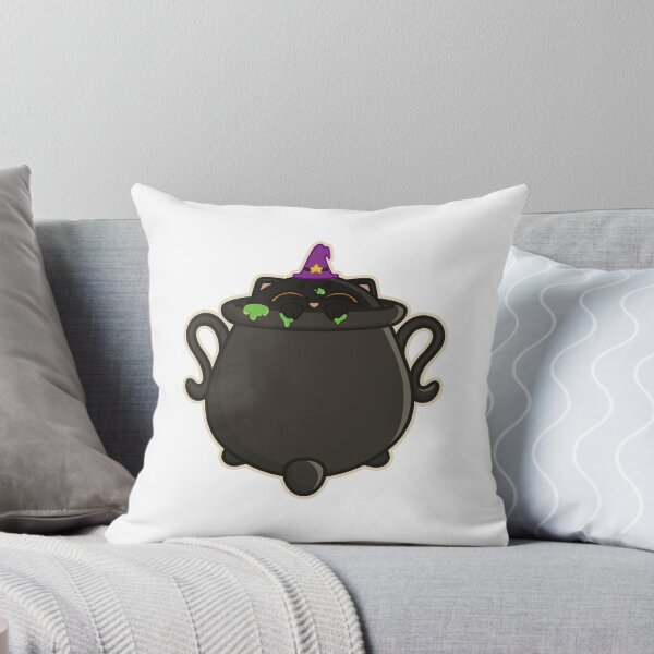 Item preview, Halloween Cauldron Cat designed and sold by astrocyti.