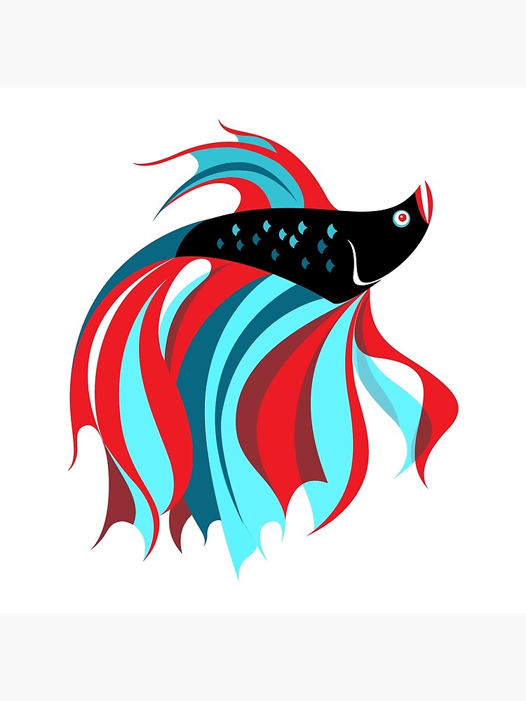 Betta Fish by SquidsNthings