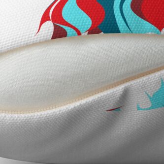 Alternate view of Betta Fish Throw Pillow