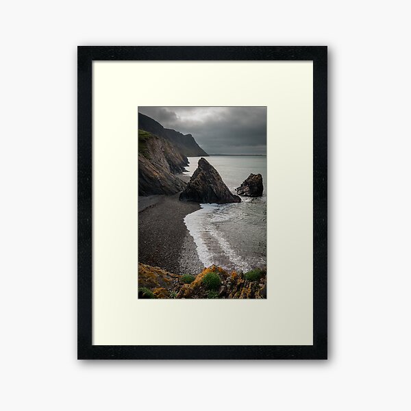 Trefor Seastacks Framed Art Print
