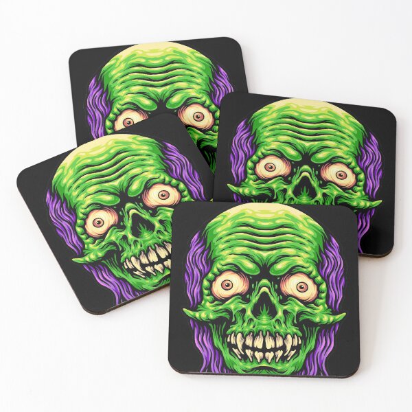 Item preview, Happy Halloween Scary Skull Zombie Mascot Illustrations designed and sold by AEGMEDIA.