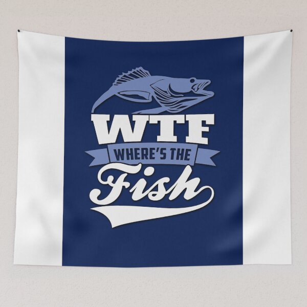 Item preview, WTF (Where's The Fish) designed and sold by gameshowfan2001.