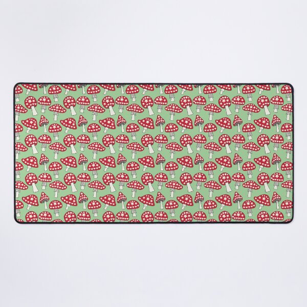 Item preview, Jazzy toadstools on green designed and sold by LittleBettyMakes.