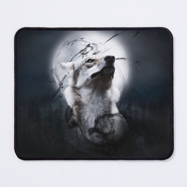 Item preview, The wolf and the moon designed and sold by Destroyed-Pixel.