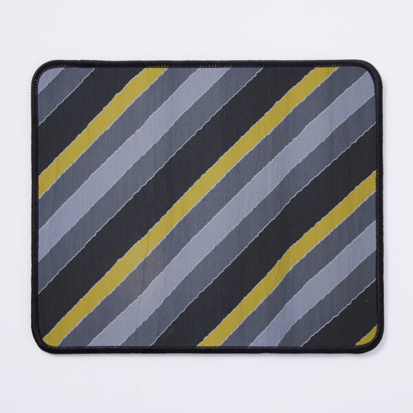 Item preview, A yellow and black striped cotton material designed and sold by rayscollection.