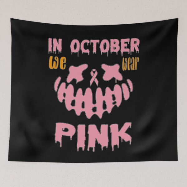 Item preview, In October We Wear Pink Pumpkin Plaid designed and sold by bahicharafe.