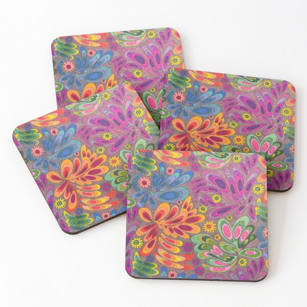 Item preview, Cosmic Gray Flowers designed and sold by priestss64.