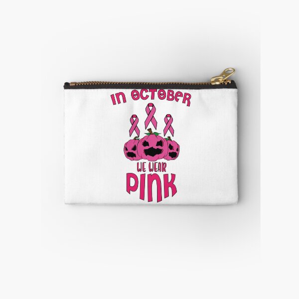 Item preview, In October We Wear Pink Pumpkin Plaid designed and sold by bahicharafe.