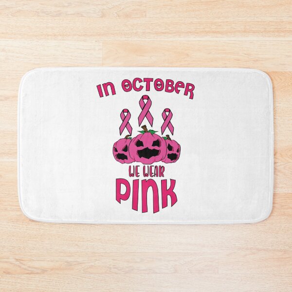 Item preview, In October We Wear Pink Pumpkin Plaid designed and sold by bahicharafe.