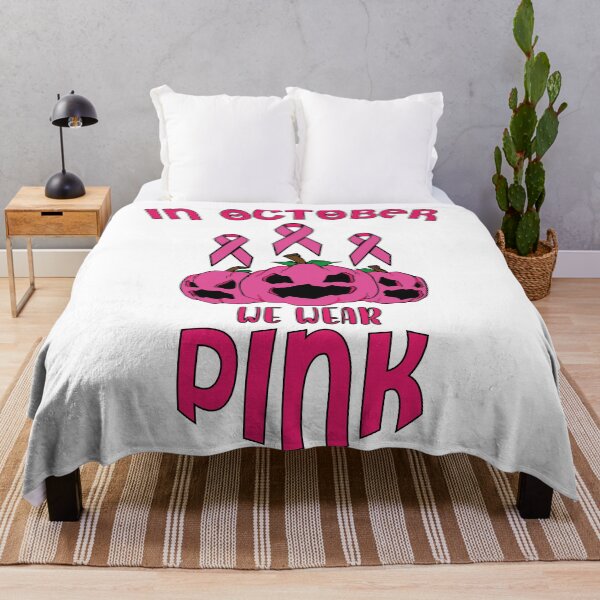 Item preview, In October We Wear Pink Pumpkin Plaid designed and sold by bahicharafe.
