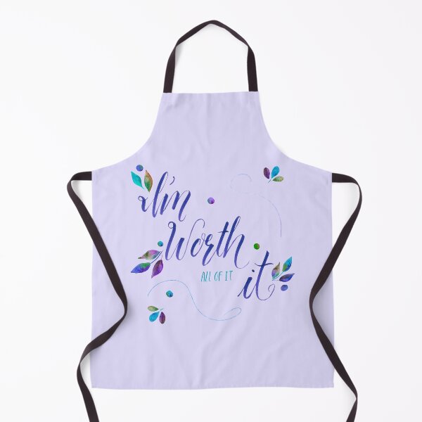 Item preview, I’m Worth it Inspirational Quote designed and sold by Kim Lewellyan.