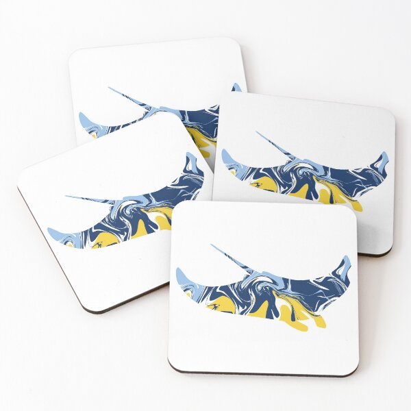 Item preview, Tampa Ray Swirl - Blue & Yellow  designed and sold by YourDevilRays.