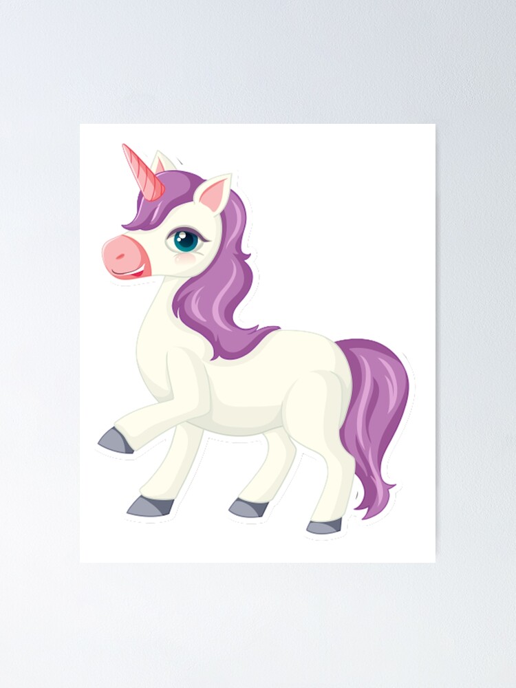 Póster «Lindas pegatinas de unicornio con un personaje de dibujos animados de unicornio morado» de PheonixFashion1 | Redbubble Póster «Lindas pegatinas de unicornio con un personaje de dibujos animados de unicornio morado» de PheonixFashion1 | Redbubble