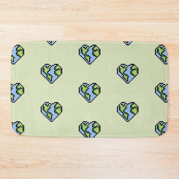 Item preview, Hearth (Heart Earth) Pixel Art designed and sold by marsh  designs.