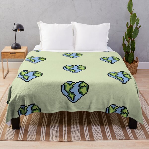 Item preview, Hearth (Heart Earth) Pixel Art designed and sold by marsh designs.