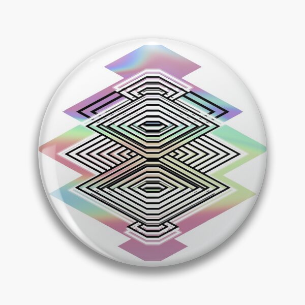 Item preview, Abstract Geometric Imagination 03 designed and sold by HeliMalereiArt.