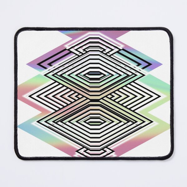 Item preview, Abstract Geometric Imagination 03 designed and sold by HeliMalereiArt.