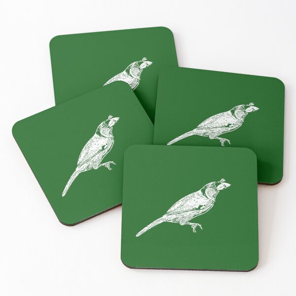 Item preview, Fire-Tufted Barbet White Design  designed and sold by designsasstultd.