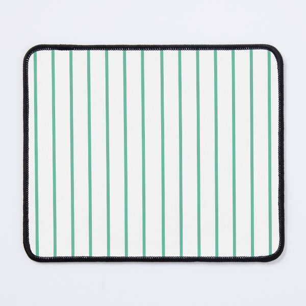 Item preview, Narrow aqua and white stripes designed and sold by LittleBettyMakes.