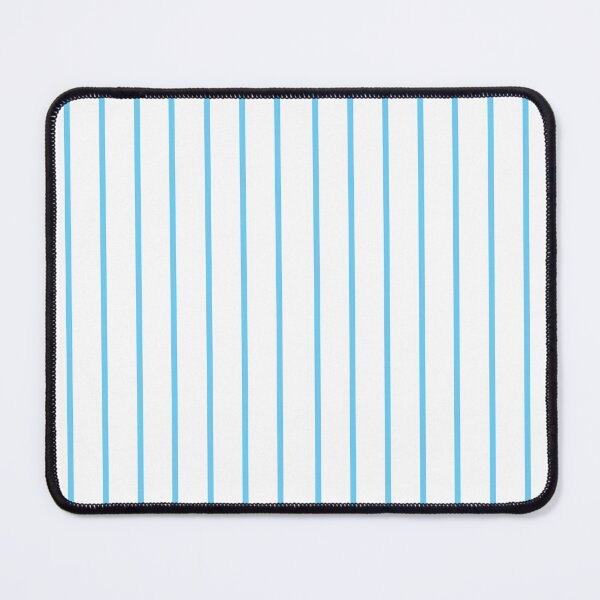 Item preview, Narrow turquoise and white stripes designed and sold by LittleBettyMakes.