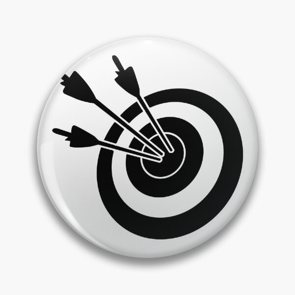 Item preview, Archery Bullseye Black and White Target designed and sold by Gevover.