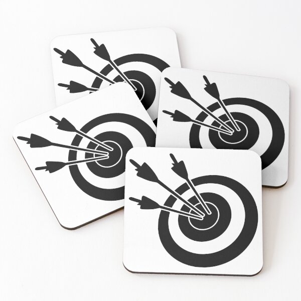 Item preview, Archery Bullseye Black and White Target designed and sold by Gevover.