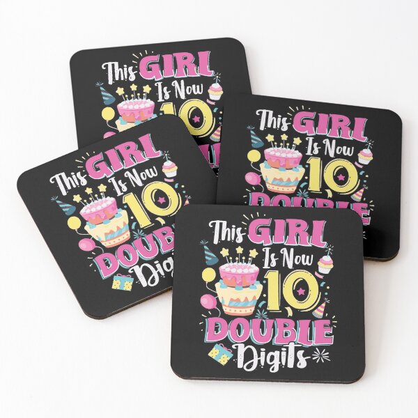 Item preview, Party This girl is now 10 double digits Funny Art Design Happy Apparel Essential Inspiration Joy Mood designed and sold by DesignByHeartUK.