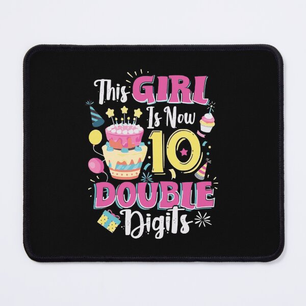 Item preview, Party This girl is now 10 double digits Funny Art Design Happy Apparel Essential Inspiration Joy Mood designed and sold by DesignByHeartUK.