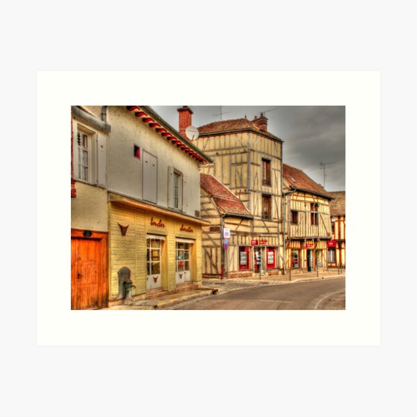 Item preview, Street in Troyes France designed and sold by MaluC.