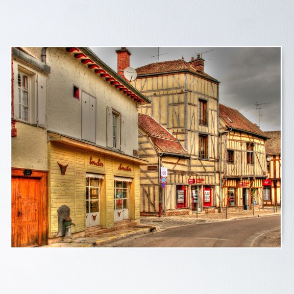 Item preview, Street in Troyes France designed and sold by MaluC.
