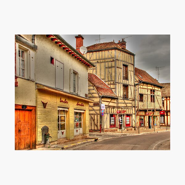 Item preview, Street in Troyes France designed and sold by MaluC.