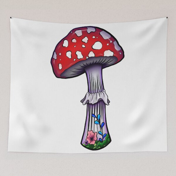 Item preview, Mushroom with foliage designed and sold by SpaceHead-Art.